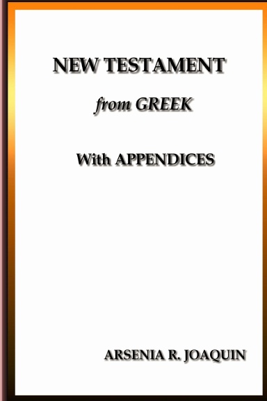 NEW TESTAMENT from GREEK
