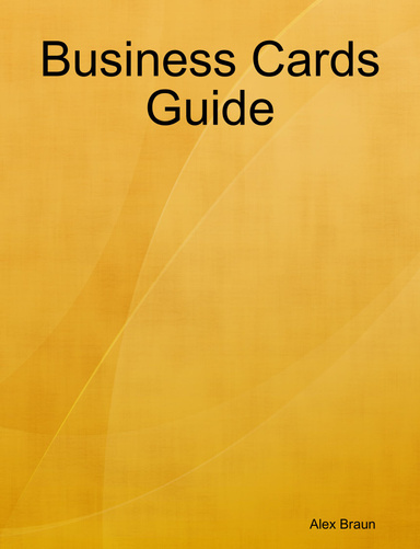 Business Cards Guide