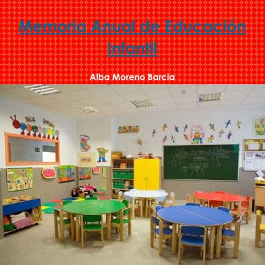 Memoria Anual de Educación Infantil