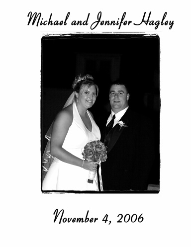 Michael and Jennifer Hagley  ----  Wedding Proof Book