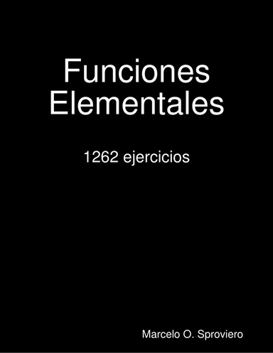 Funciones Elementales 1262 ejercicios