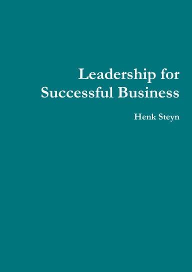 Leadership for Successful Business