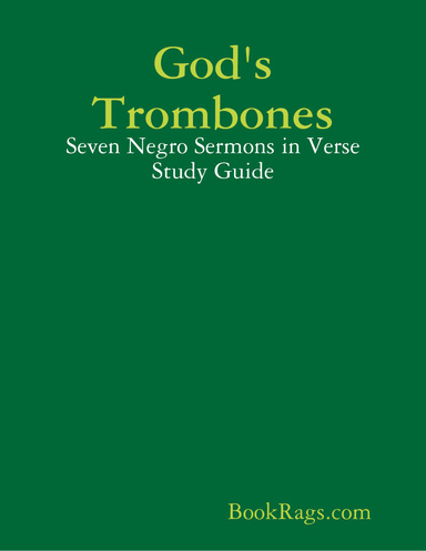 God's Trombones: Seven Negro Sermons in Verse Study Guide