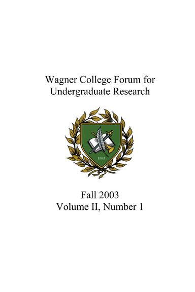 Forum for Undergraduate Research, Vol. 2 No. 1