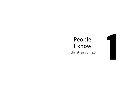 People I Know (book 1)
