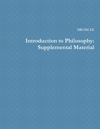 Introduction to Philosophy: Supplemental Material