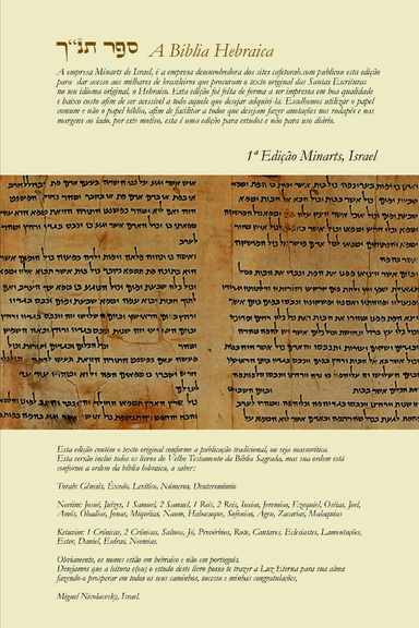 Tanach para Estudos ( Biblia Hebraica )