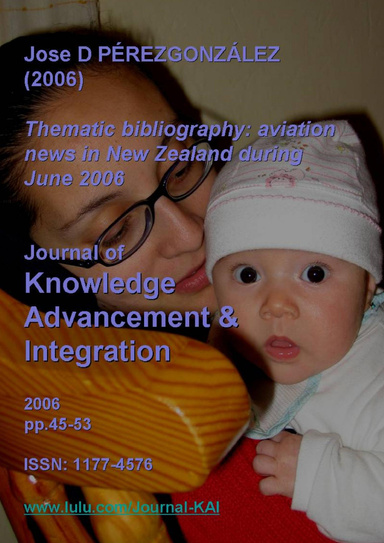 Thematic bibliography: aviation news in New Zealand during June 2006
