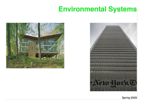 Environmental Systems