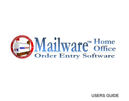 Mailware Home Office Manual
