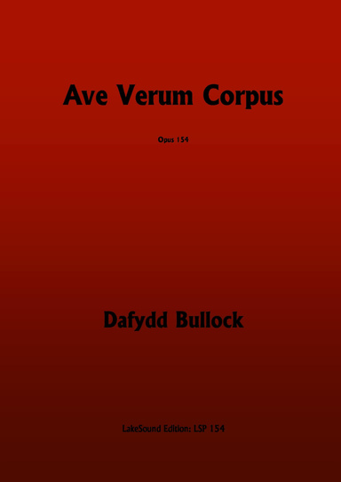 Ave Verum Corpus, Opus 154