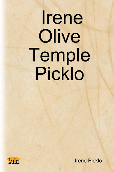 Irene Olive Temple Picklo