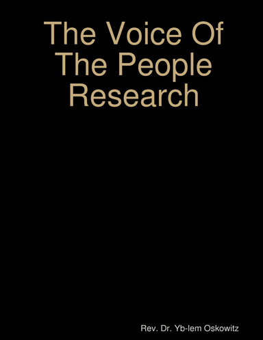 The Voice Of The People Research