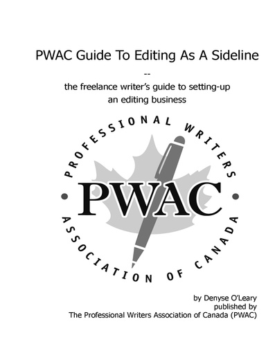 PWAC Guide to Editing As A Sideline