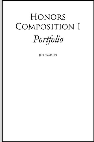 Honors Composition I Portfolio