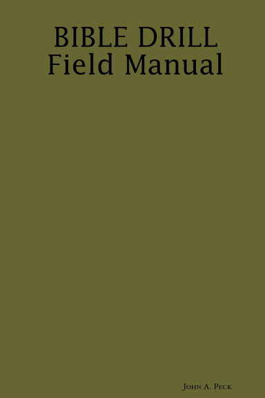 BIBLE DRILL Field Manual