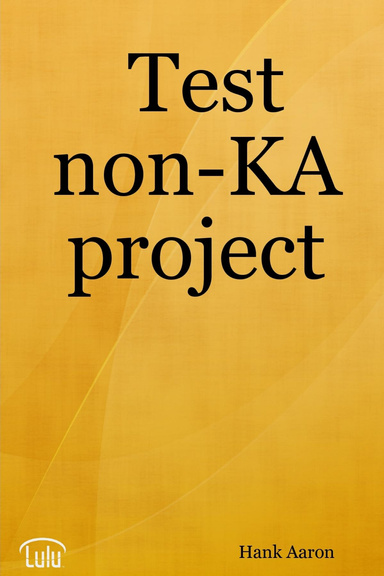 Test non-KA project