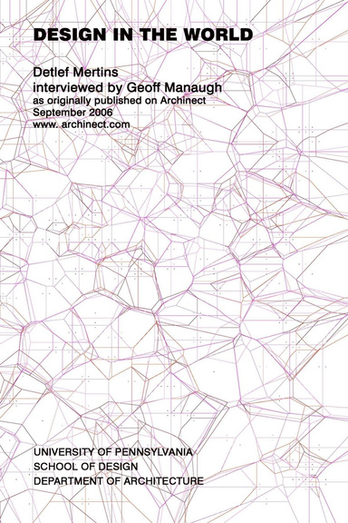 Design in the World: An Interview with Detlef Mertins