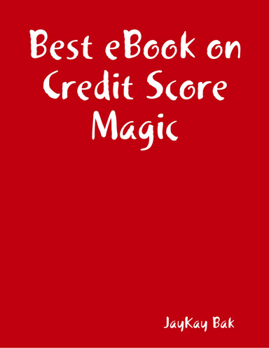 Best eBook on Credit Score Magic