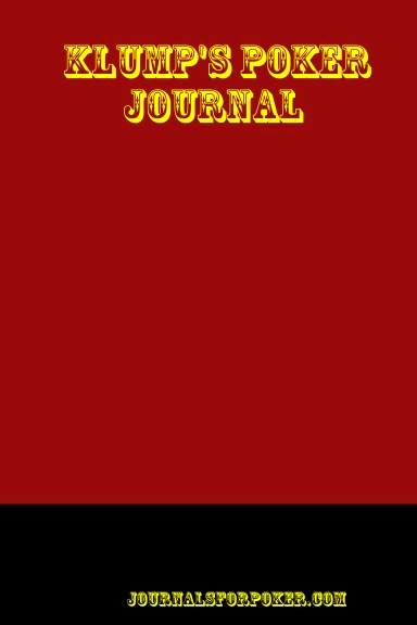 Klump's Poker Journal