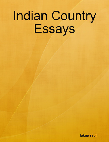 Indian Country Essays