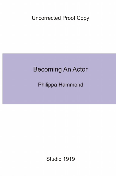 Becoming An Actor