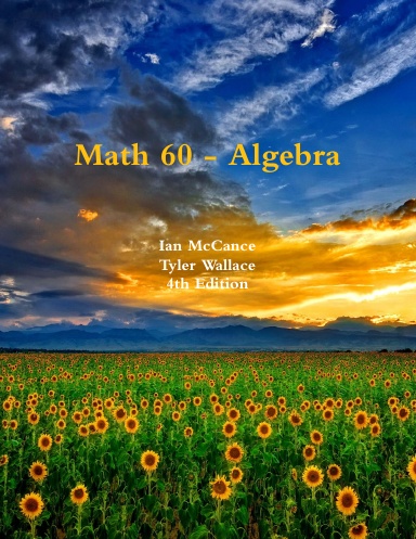 Math 60 - Algebra