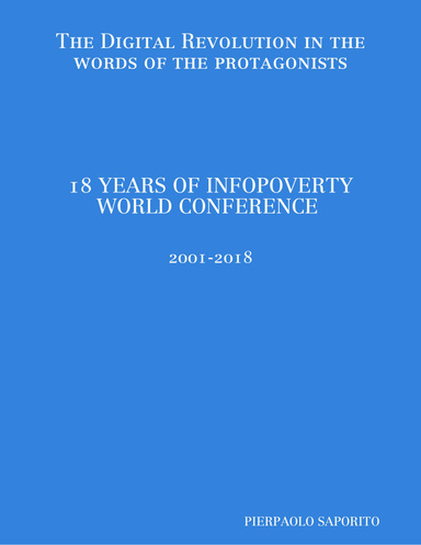 18 YEARS OF INFOPOVERTY WORLD CONFERENCE: 2001 - 2018