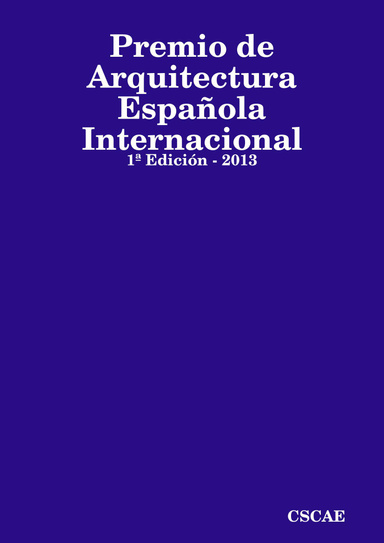 Premio de Arquitectura Española Internacional
