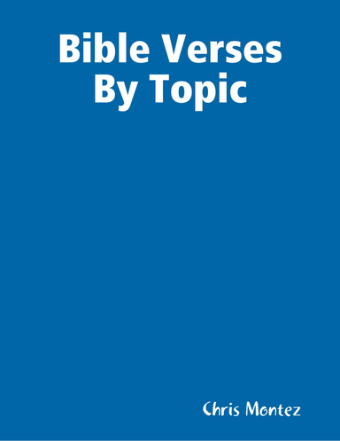 Bible Verses By Topic