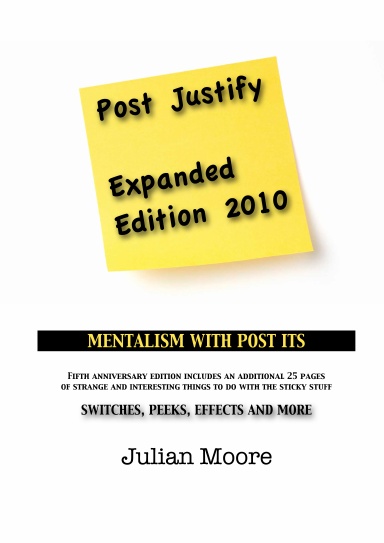 Post Justify - Post-It Note Mentalism