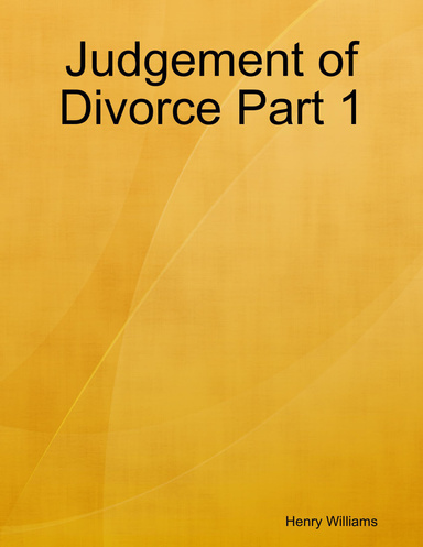 Judgement of Divorce Part 1