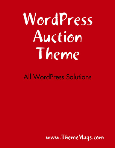 WordPress Auction Theme
