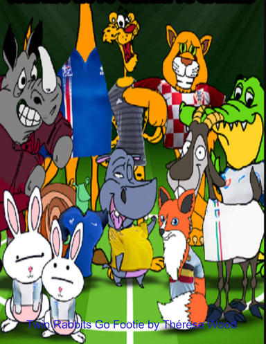 Twin Rabbits Go Footie