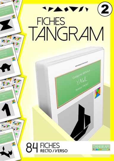 Fiches Tangram VOL.2 - 84 fiches recto/verso