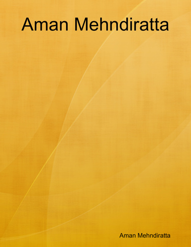 Aman Mehndiratta