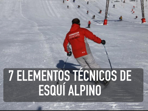 7 elementos técnicos de esquí alpino