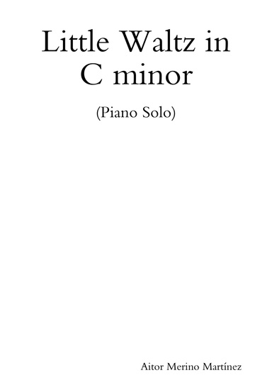 Little Waltz in C minor