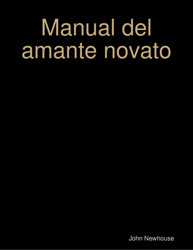 Manual del amante novato