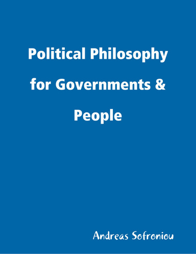 Political Philosophy for Governments & People