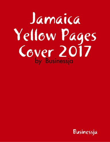 Jamaica Yellow Pages Cover 2017