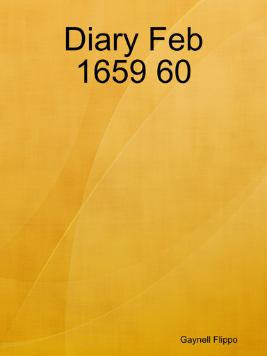 Diary Feb 1659 60
