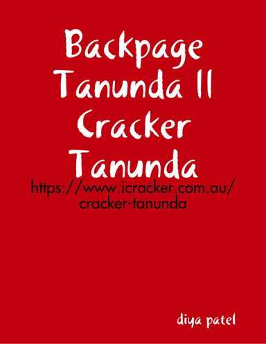 Backpage Tanunda || Cracker Tanunda