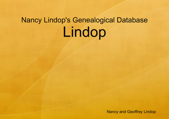 Nancy Lindop's Genealogical Database: Lindop