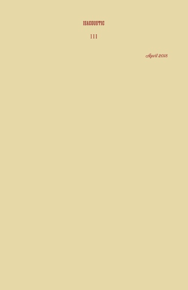isacoustic* volume third
