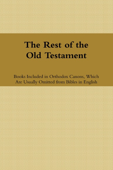 The Rest of the Old Testament