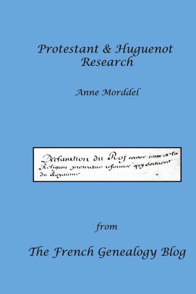 Protestant and Huguenot Research
