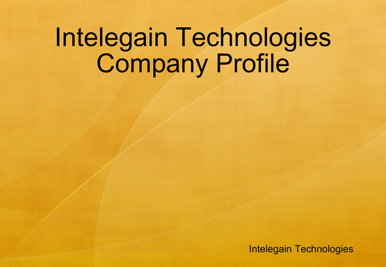 Intelegain Technologies Company Profile
