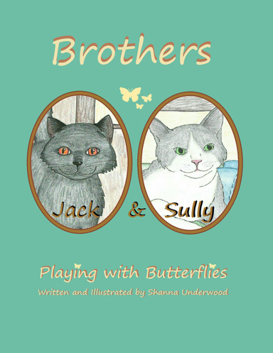 Brothers Jack & Sully Playing With Butterflies