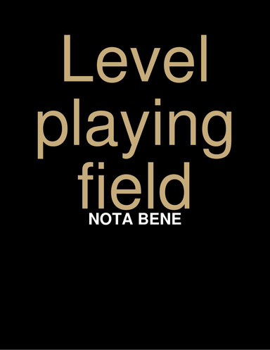 Level playing field